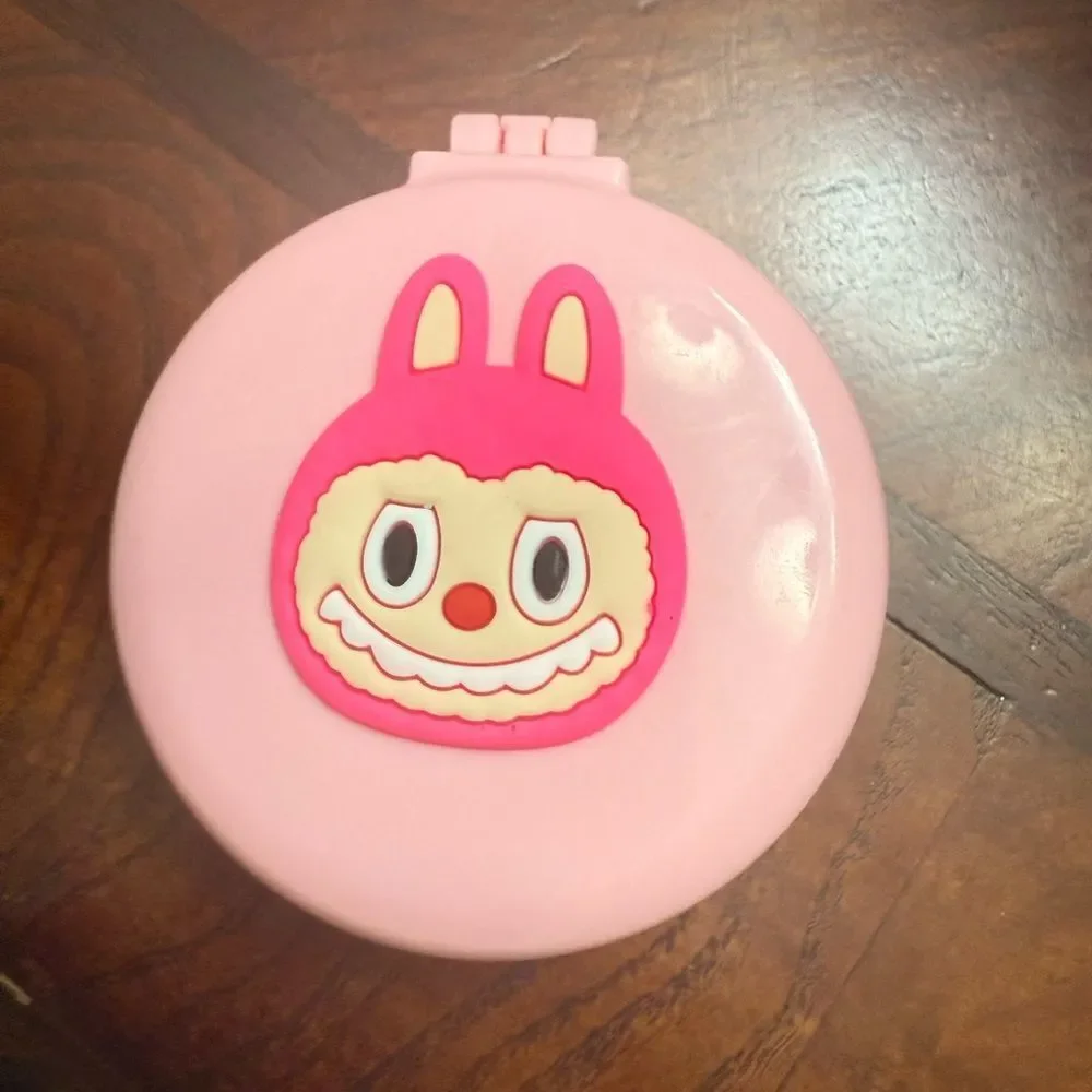 New labubu pink character Compact Mirror / brush